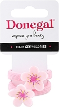 Düfte, Parfümerie und Kosmetik Haargummis FA-5659 pinke Blumen - Donegal