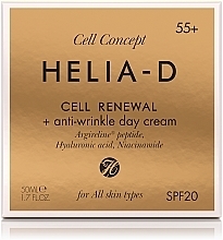 Anti-Falten Tagescreme für das Gesicht 55+ - Helia-D Cell Concept Cream — Bild N3