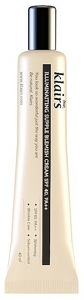 Milde BB Creme gegen Hautrötungen SPF 40++ - Klairs Illuminating Supple Blemish Cream SPF 40++ — Bild N1