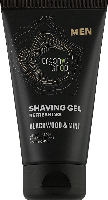 Rasiergel Blackwood and Mint - Organic Shop Men Shaving Gel — Bild N3