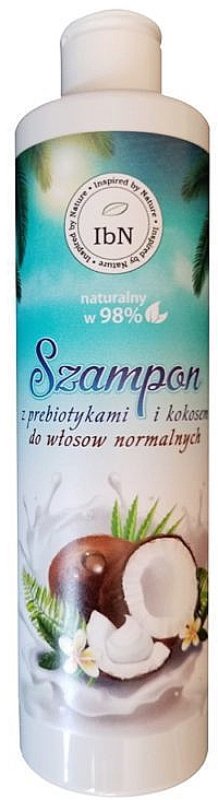 Shampoo für normales Haar mit Präbiotika und Kokosnussextrakt - Inspired by Nature — Bild N1