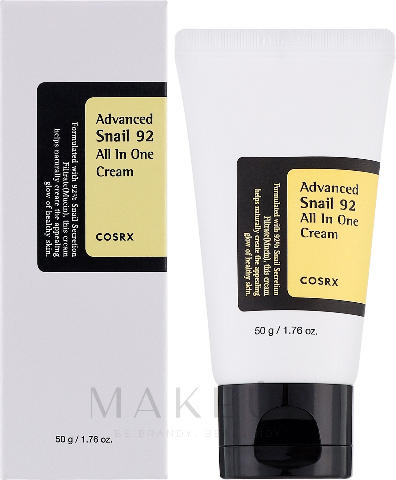 Universal-Schneckencreme - COSRX Advanced Snail 92 All In One Cream (Tube)  — Bild 50 g
