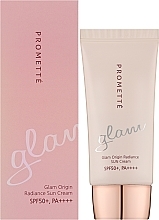 Gesichts- und Augencreme - Enough Promette Glam Origin Radiance Sun Cream SPF50+ PA++++ — Bild N2