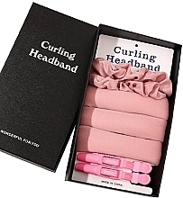 Haarset rosa 5 St. - Ecarla Curling Headband — Bild N1