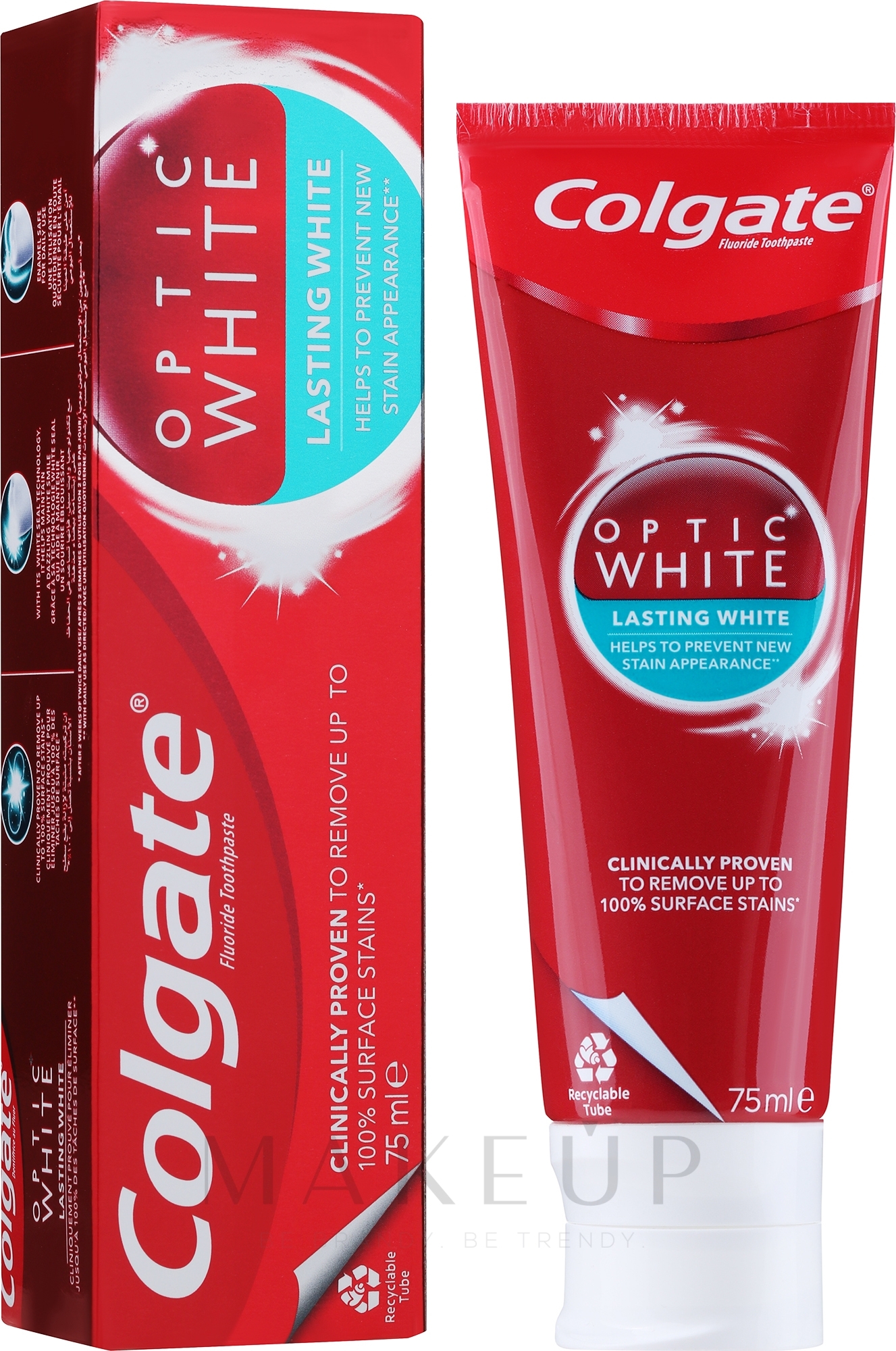 Zahnpasta Optic White Lasting White - Colgate Optic White Lasting White Toothpaste — Bild 75 ml