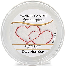 Tart-Duftwachs Snow in Love - Yankee Candle Snow in Love Scenterpiece Melt Cup — Bild N1