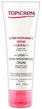 Düfte, Parfümerie und Kosmetik Leichte feuchtigkeitsspendende, schützende und beruhigende Gesichtscreme - Topicrem Ultra-Moisturizing Light Cream