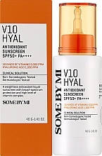 Sonnenschutzcreme mit Antioxidantien - Some By Mi V10 Hyal Antioxidant Sunscreen SPF50+ PA++++  — Bild N2