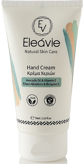 Handcreme mit Avocadoöl und Vitamin E - Olive Spa Eleavie Hand Cream Avocado Oil & Vitamin E — Bild N1