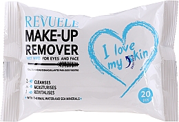 Feuchttücher zum Abschminken mit Thermalwasser und Meeresmineralien - Revuele Make-Up Remover I Love My Skin Wet Wipes — Bild N1
