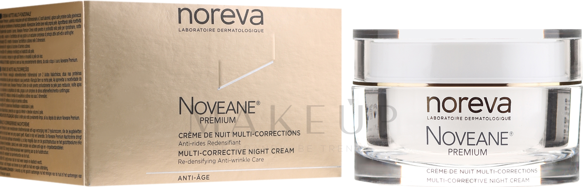Nachtscreme mit Hyaluronsäure - Noreva Laboratoires Noveane Premium Multi-Corrective Night Cream — Bild 50 ml