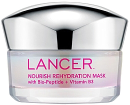 Maske mit Biopeptid und Vitamin B3 - Lancer Nourish Rehydration Mask With Bio-Peptide + Vitamin B3 — Bild N1