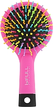 Haarbürste mit Spiegel Regen rosa - Perfect Beauty — Bild N1