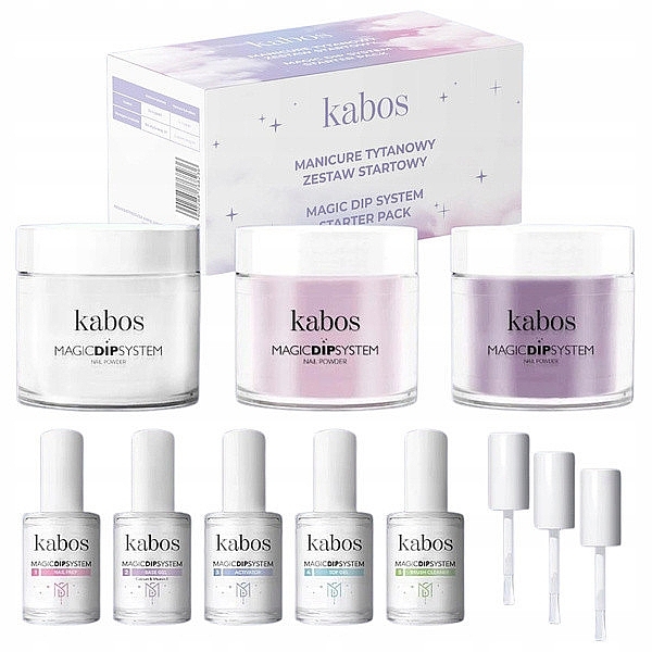 Nagelset, 11 Produkte - Kabos Magic Dip System Lily Set — Bild N1