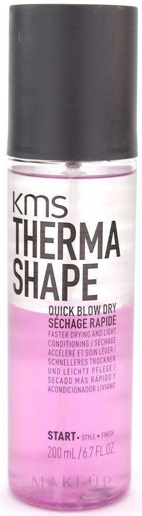 Föhnspray für ein schnelleres Trocknen der Haare - KMS California Thermashape Quick Blow Dry — Bild 200 ml