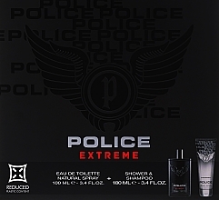 Duftset (Eau de Toilette 100ml + Shampoo 100ml)  - Police Extreme  — Bild N1