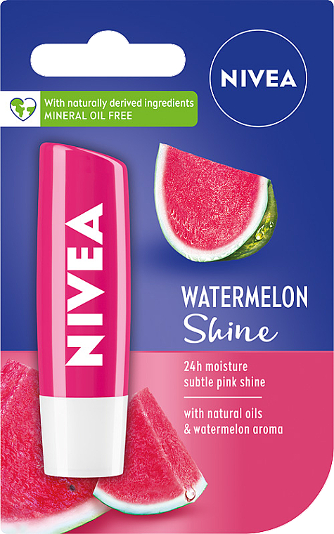 Lippenbalsam "Watermelon Shine" - NIVEA Fruity Shine Watermelon Lip Balm