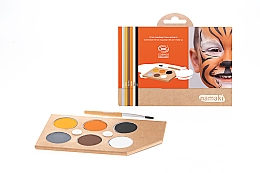 Schminkset für Kinder - Namaki Wildlife 6-Color Face Painting Kit (f/paint/15g + brush/1pc + acc/5pcs) — Bild N1