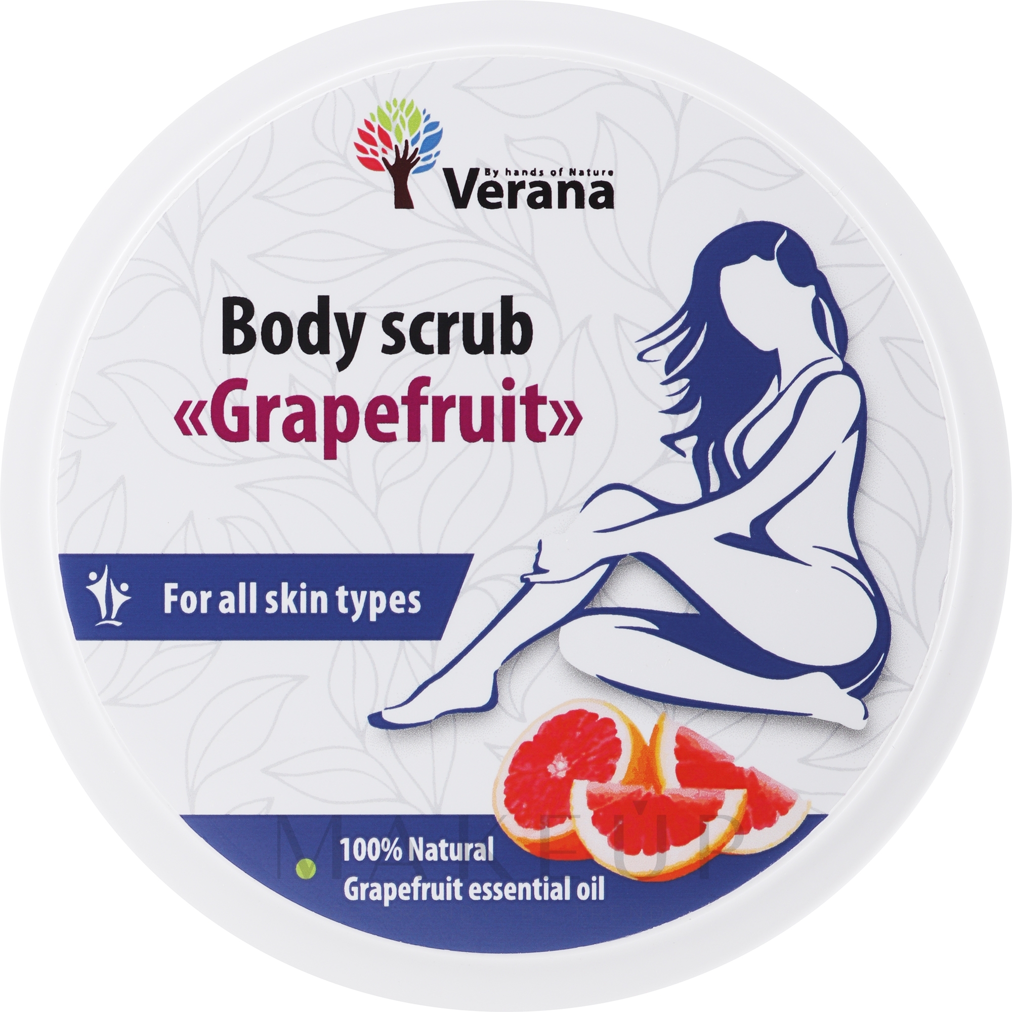 Körperpeeling Grapefruit - Verana Body Scrub Grapefruit — Bild 800 g