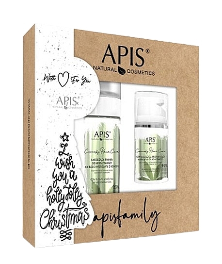 Set - APIS Professional Cannabis Home Care Gift Set (f/foam/50ml + f/cr/50ml) — Bild N1