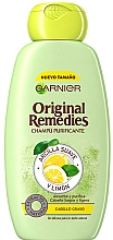Düfte, Parfümerie und Kosmetik Shampoo mit Ton und Zitrone - Garnier Original Remedies Clay and Lemon Shampoo