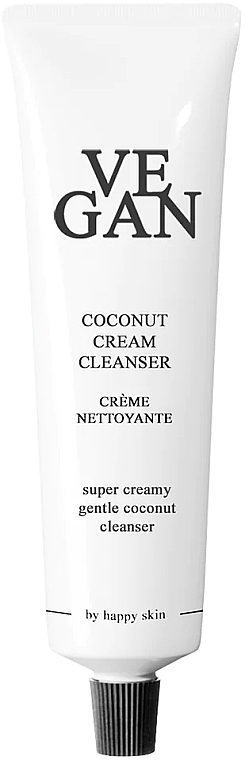 Reinigungscreme zum Abschminken mit Kokosextrakt - Vegan By Happy Coconut Cream Cleanser  — Bild N1