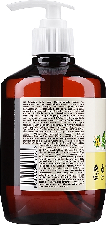 Flüssige Handseife mit Schöllkraut - Green Pharmacy Liquid Soap for Hands Celandine — Bild N2