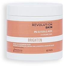 Düfte, Parfümerie und Kosmetik Reinigungspads mit Glykolsäure für das Gesicht - Revolution Skin 3% Glycolic Acid Cleansing Pads