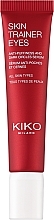 Düfte, Parfümerie und Kosmetik Tonisierendes Augenserum gegen dunkle Augenringe und Tränensäcke mit Metallapplikator - Kiko Milano Skin Trainer Eyes Serum