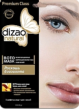 Düfte, Parfümerie und Kosmetik Maske für Gesicht, Hals und Augenlider mit Gold - Dizao