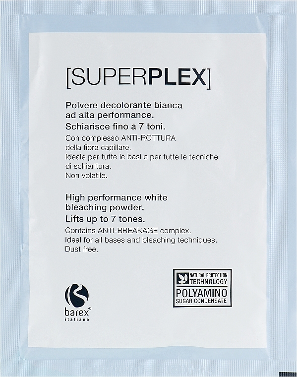 Aufhellende Haarpulver - Barex Italiana Superplex Bleaching Powder — Bild N1