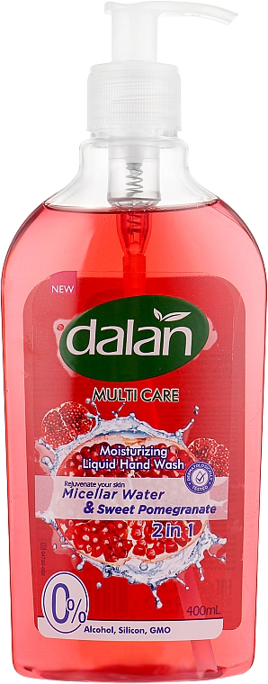 Flüssige Handseife Mizellenwasser & Granatapfel - Dalan Multi Care Micellar Water & Sweet Pomegranat — Bild N1