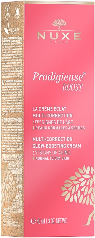 Korrigierende Gesichtscreme für normale bis trockene Haut - Nuxe Creme Prodigieuse Boost Multi-Correction Silky Cream — Foto N2