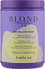 Neutralisierende Maske für blondes Haar - Inebrya Blondesse No-Yellow Mask — Bild N2