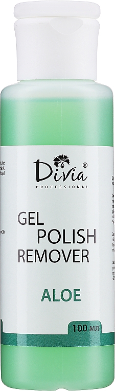 Nagellackentferner mit Aloe-Extrakt - Divia Gel Nail Remover — Bild N1