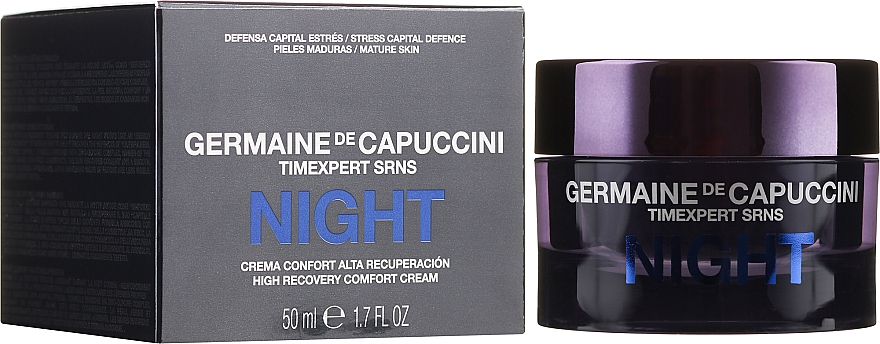 Intensiv regenerierende Nachtcreme mit Avocado- und Sojaöl - Germaine de Capuccini Timexpert SRNS Night High Recovery Comfort Cream — Bild N1
