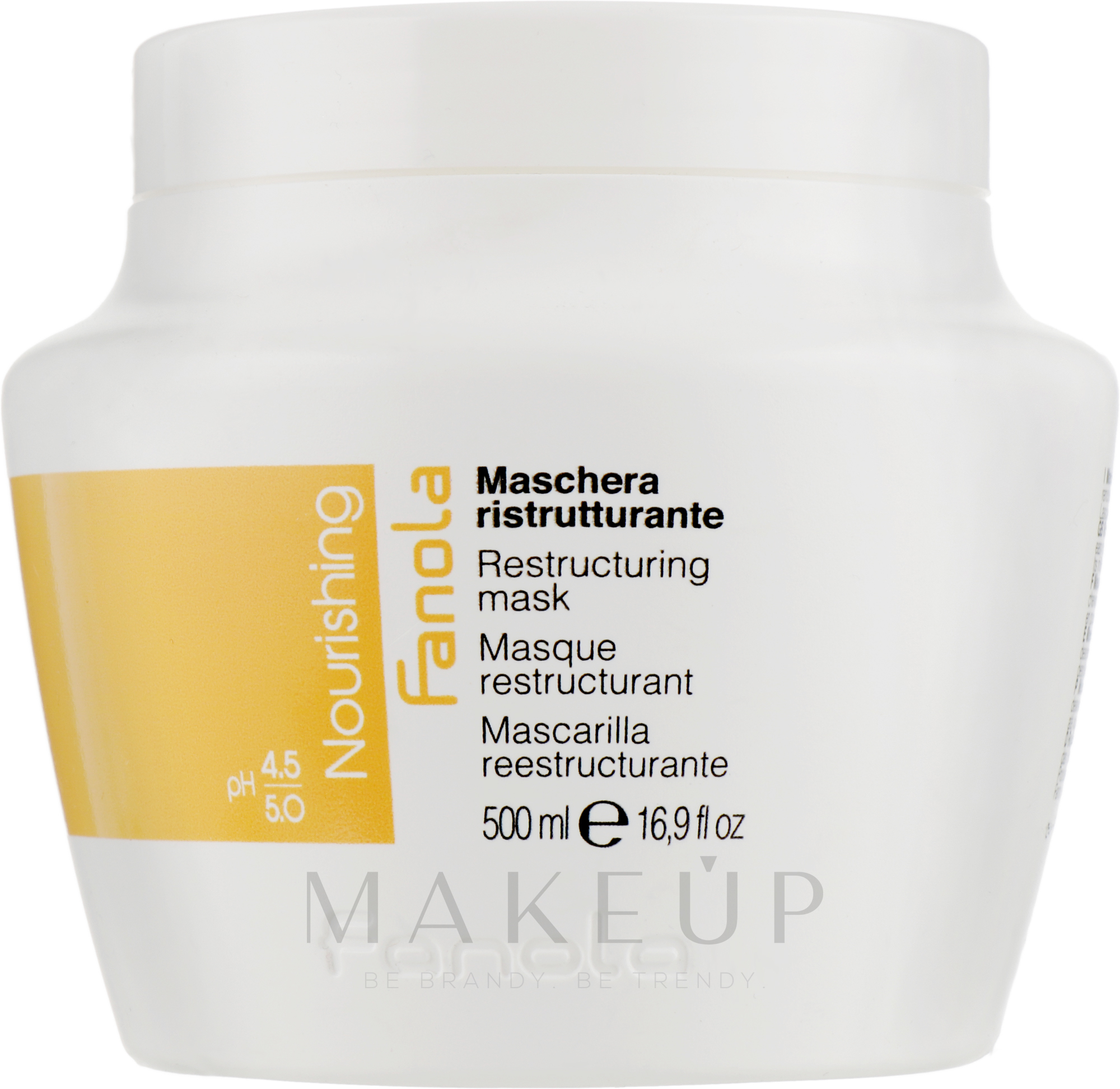 Restrukturierungsmaske für trockenes Haar - Fanola Nutri Care Restructuring Mask — Bild 500 ml