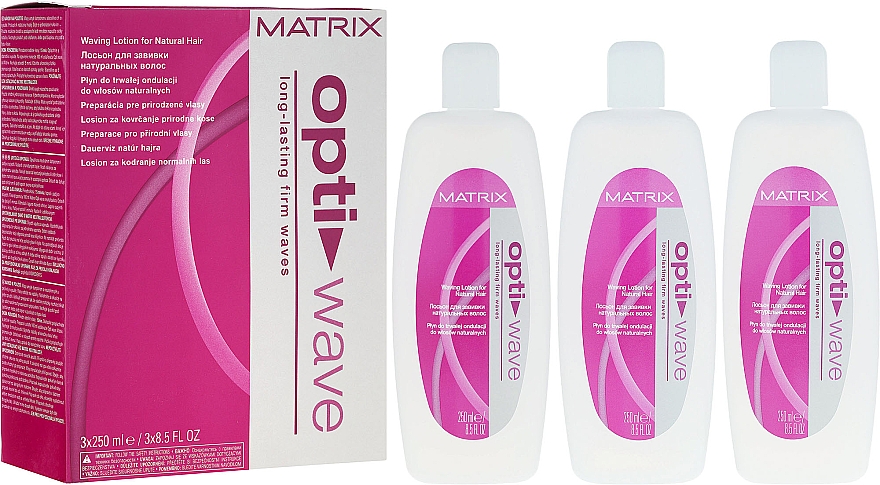 Haarflüssigkeit zum dauerhaften Wellen - Matrix Opti Wave Lotion for Natural Hair Kit — Bild N1