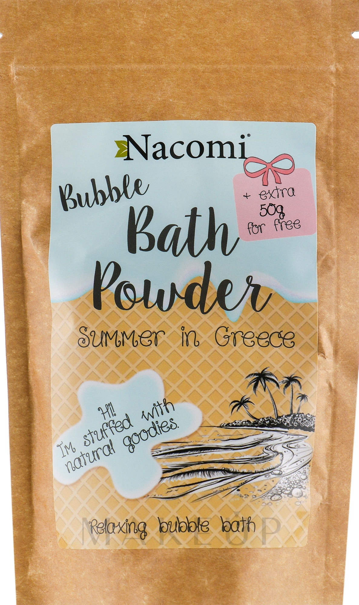 Badepuder Griechischer Sommer - Nacomi Bath Powder — Bild 150 g