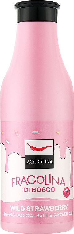 Badeschaum - Aquolina Bath Foam Wild Strawberry — Bild N1