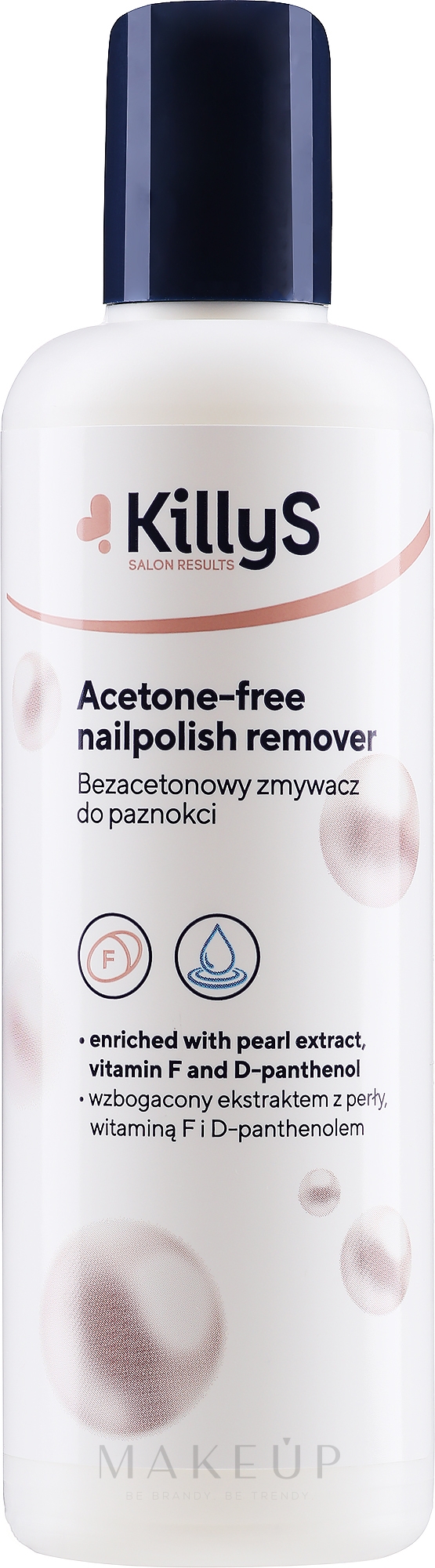 Acetonfreier feuchtigkeitsspendender Nagellackentferner - KillyS Acetone-Free Nail Polish Remover — Bild 150 ml