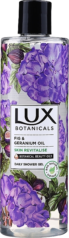 Duschgel Fig & Geranium Oil - Lux Botanicals Fig & Geranium Oil Daily Shower Gel — Bild N1