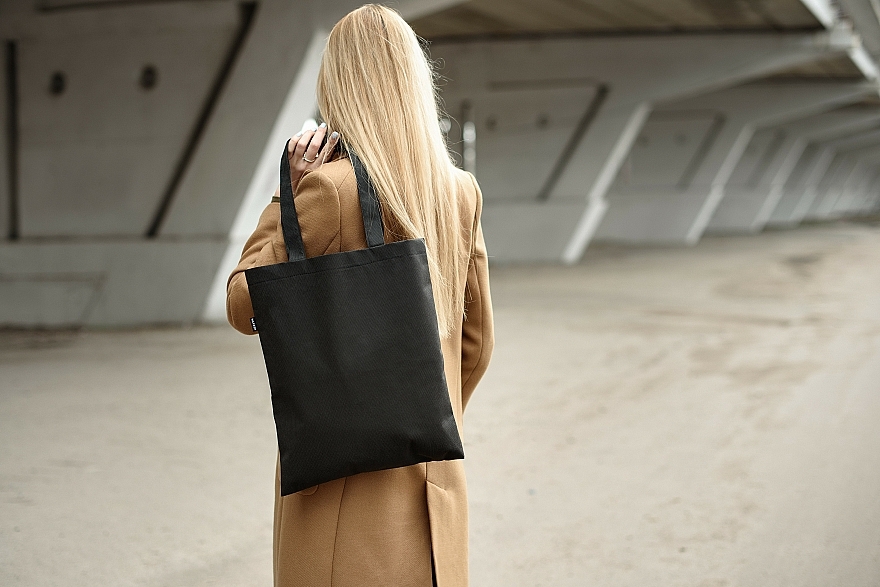 Einkaufstasche Perfect Style schwarz - MAKEUP Eco Friendly Tote Bag Black (45 x 30 cm)  — Foto N2