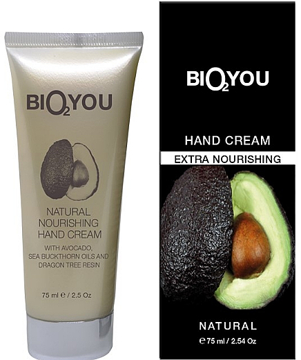 Handcreme mit Avocadoöl - Bio2You Nourishing Hand Cream — Bild N1