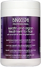 Düfte, Parfümerie und Kosmetik Haarkur mit Karatin und Argan - BingoSpa Professional Keratin And Argan Treatment For Hair