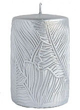 Dekorative Kerze 7x10 cm silber - Artman Tivano — Bild N1