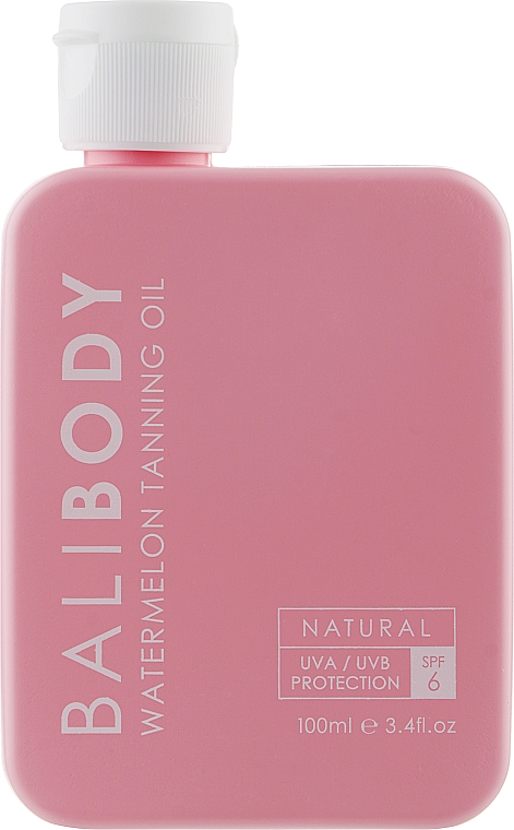 Bräunungsöl mit Wassermelonenkernen mit Schutz - Bali Body Watermelon Tanning Oil SPF6 — Bild N1