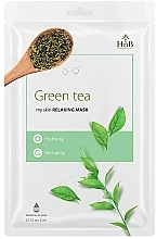 Düfte, Parfümerie und Kosmetik Tuchmaske für das Gesicht Grüner Tee - HnB My Skin Relaxing Mask Green Tea