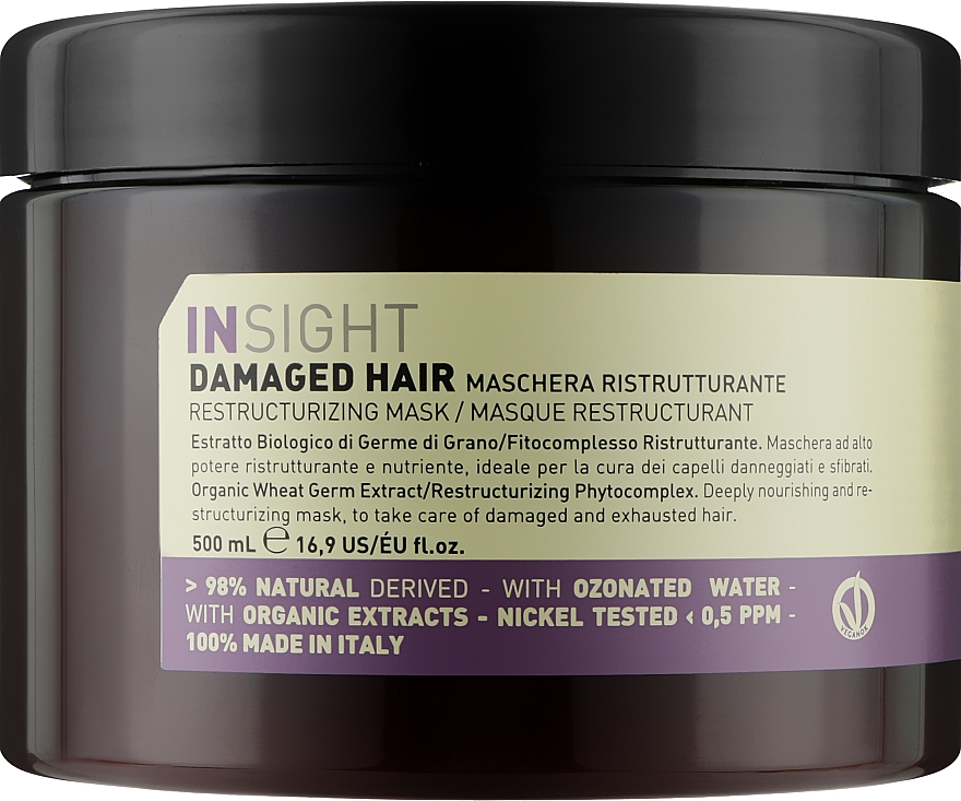 Regenerierende Maske für geschädigtes Haar - Insight Damaged Hair Restructurizing Mask — Bild N2