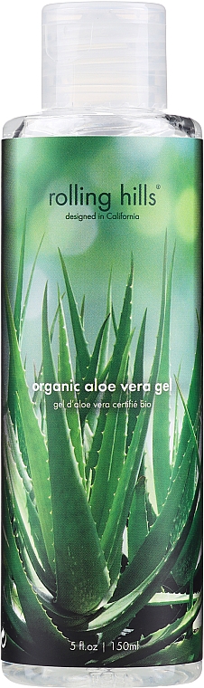 Feuchtigkeitsgel für Gesicht und Körper mit Aloe Vera - Rolling Hills Organic Aloe Vera Gel — Bild N1